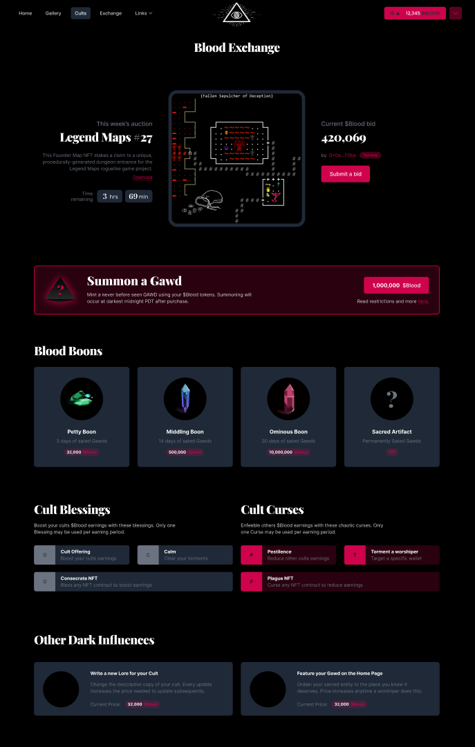 Blood Exchange design